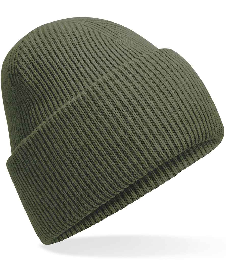 Beechfield Classic Engineered Deep Cuffed Beanie - Olive Green (BB385R)