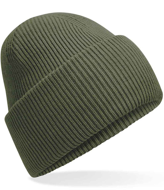 Beechfield Classic Engineered Deep Cuffed Beanie - Olive Green (BB385R)