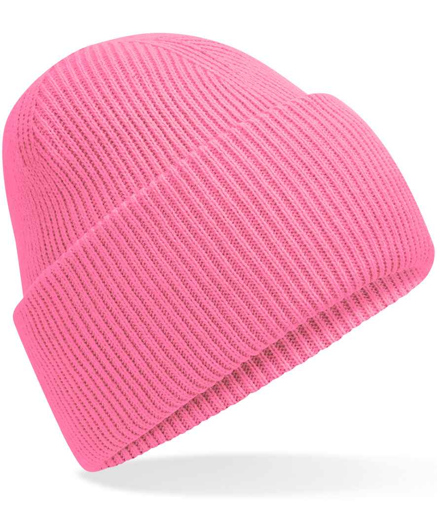 Beechfield Classic Engineered Deep Cuffed Beanie - True Pink (BB385R)