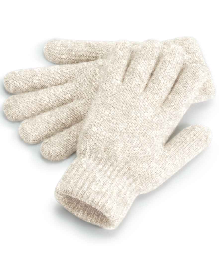 Beechfield Cosy Ribbed Cuff Gloves - Almond Marl (BB387)
