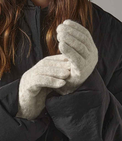 Beechfield Cosy Ribbed Cuff Gloves - Almond Marl (BB387)
