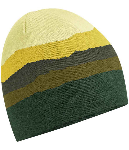 Beechfield Mountain Peaks Pull-On Beanie - Alpine Peaks (BB394R)