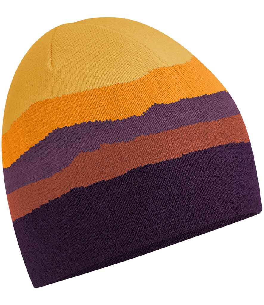 Beechfield Mountain Peaks Pull-On Beanie - Desert Peaks (BB394R)
