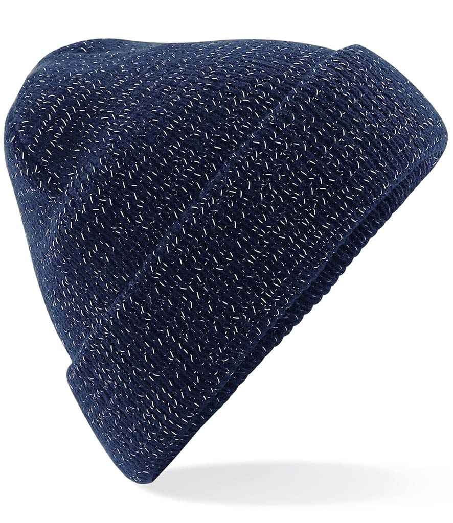 Beechfield Reflective Beanie - French Navy (BB407)
