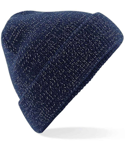 Beechfield Reflective Beanie - French Navy (BB407)