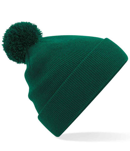 Beechfield Kids Original Pom Pom Beanie - Bottle Green (BB426B)
