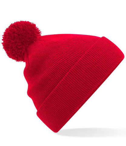 Beechfield Kids Original Pom Pom Beanie - Classic Red (BB426B)