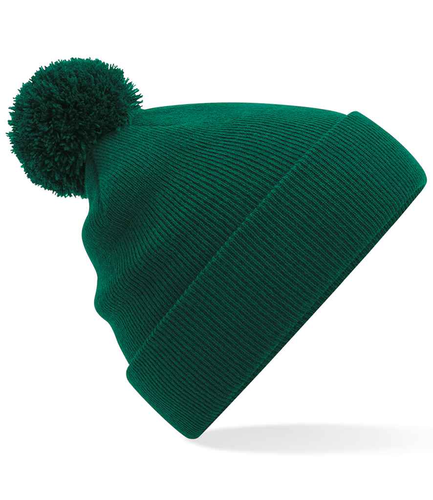 Beechfield Original Pom Pom Beanie - Bottle Green (BB426)