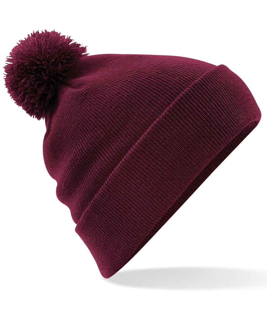 Beechfield Original Pom Pom Beanie - Burgundy (BB426)