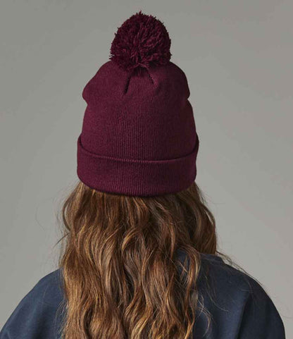 Beechfield Original Pom Pom Beanie - Burgundy (BB426)
