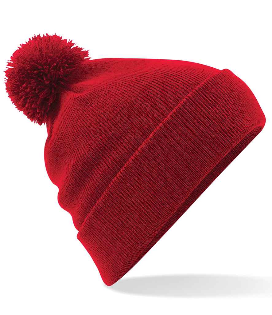 Beechfield Original Pom Pom Beanie - Classic Red (BB426)