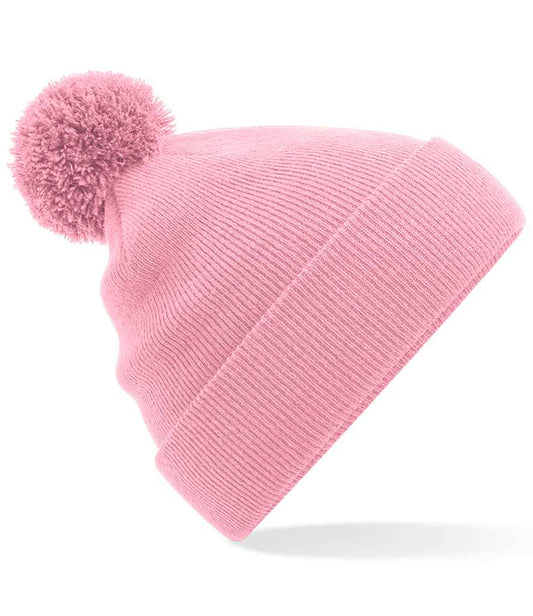 Beechfield Original Pom Pom Beanie - Dusky Pink (BB426)