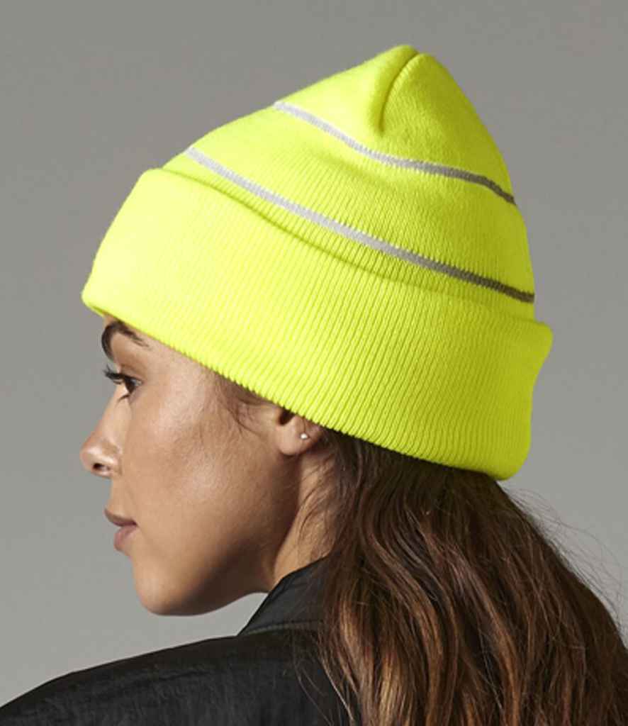 Beechfield Enhanced-Viz Beanie - Fluorescent Yellow (BB42)