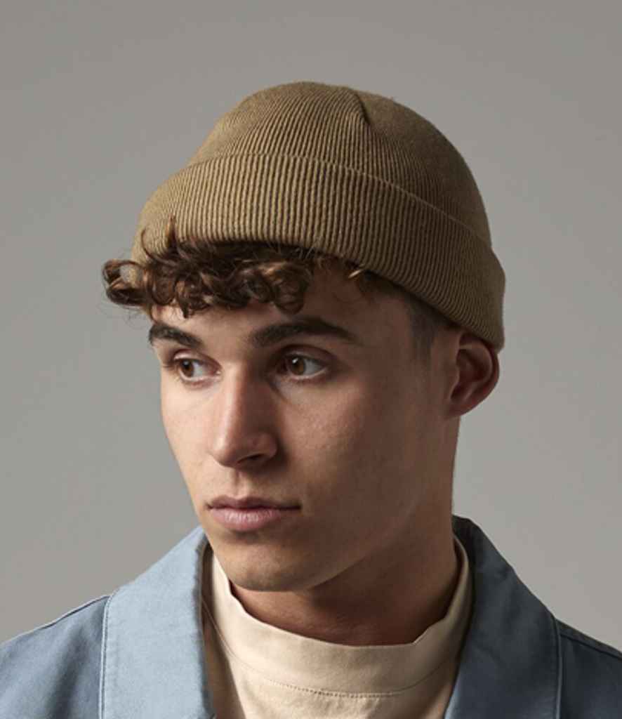 Beechfield Recycled Mini Fisherman Beanie - Biscuit (BB43R)