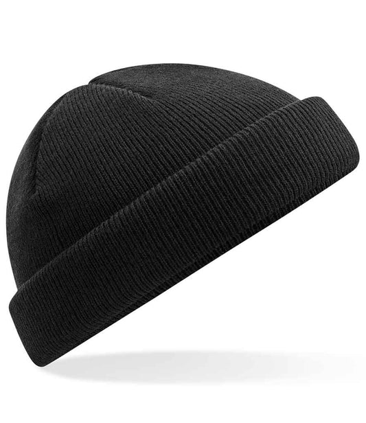 Beechfield Recycled Mini Fisherman Beanie - Black (BB43R)