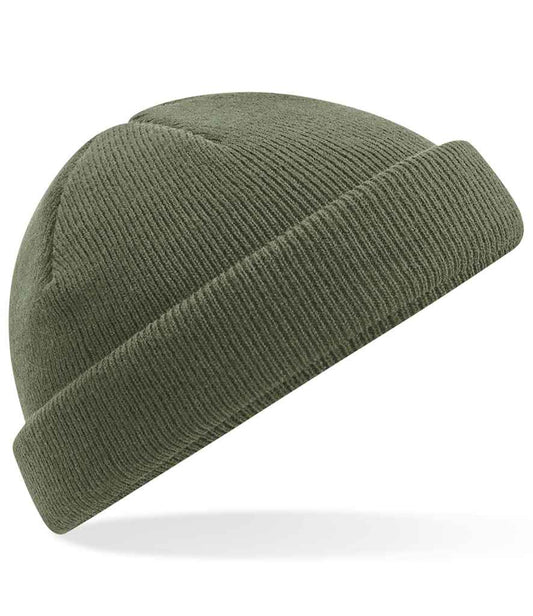 Beechfield Recycled Mini Fisherman Beanie - Olive Green (BB43R)
