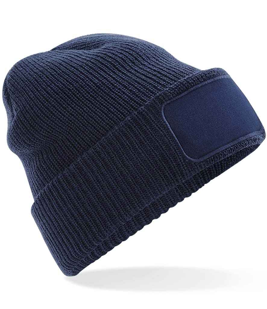 Beechfield Thinsulate™ Patch Beanie - French Navy (BB440)