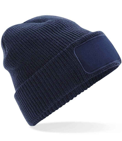 Beechfield Thinsulate™ Patch Beanie - French Navy (BB440)
