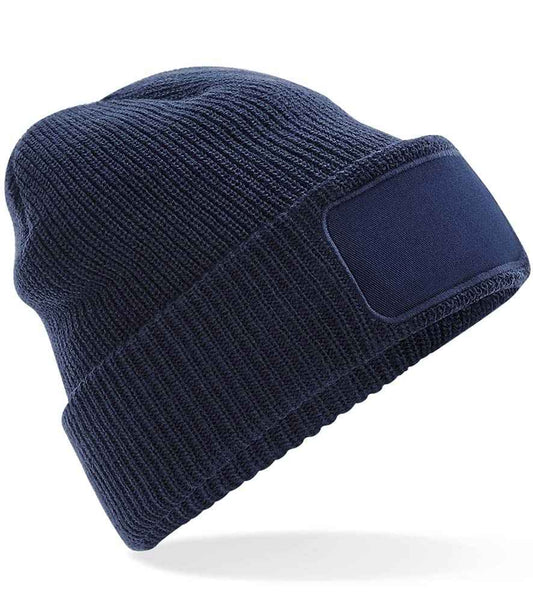Beechfield Thinsulate™ Patch Beanie - French Navy (BB440)