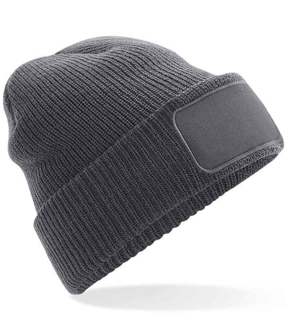 Beechfield Thinsulate™ Patch Beanie - Graphite Grey (BB440)