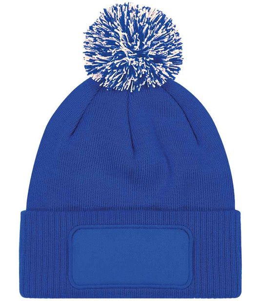 Beechfield Snowstar® Printers Beanie - Bright Royal/Off White (BB443)
