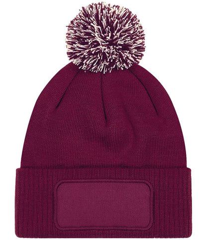 Beechfield Snowstar® Printers Beanie - Burgundy/Off White (BB443)