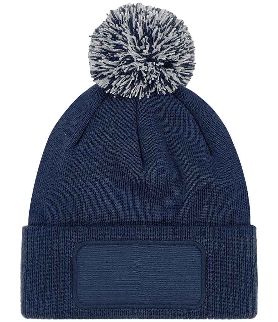 Beechfield Snowstar® Printers Beanie - French Navy/Light Grey (BB443)