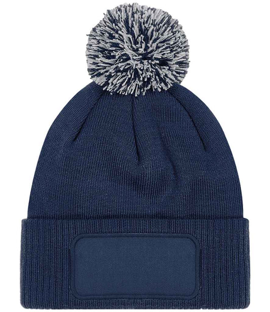Beechfield Snowstar® Printers Beanie - French Navy/Light Grey (BB443)