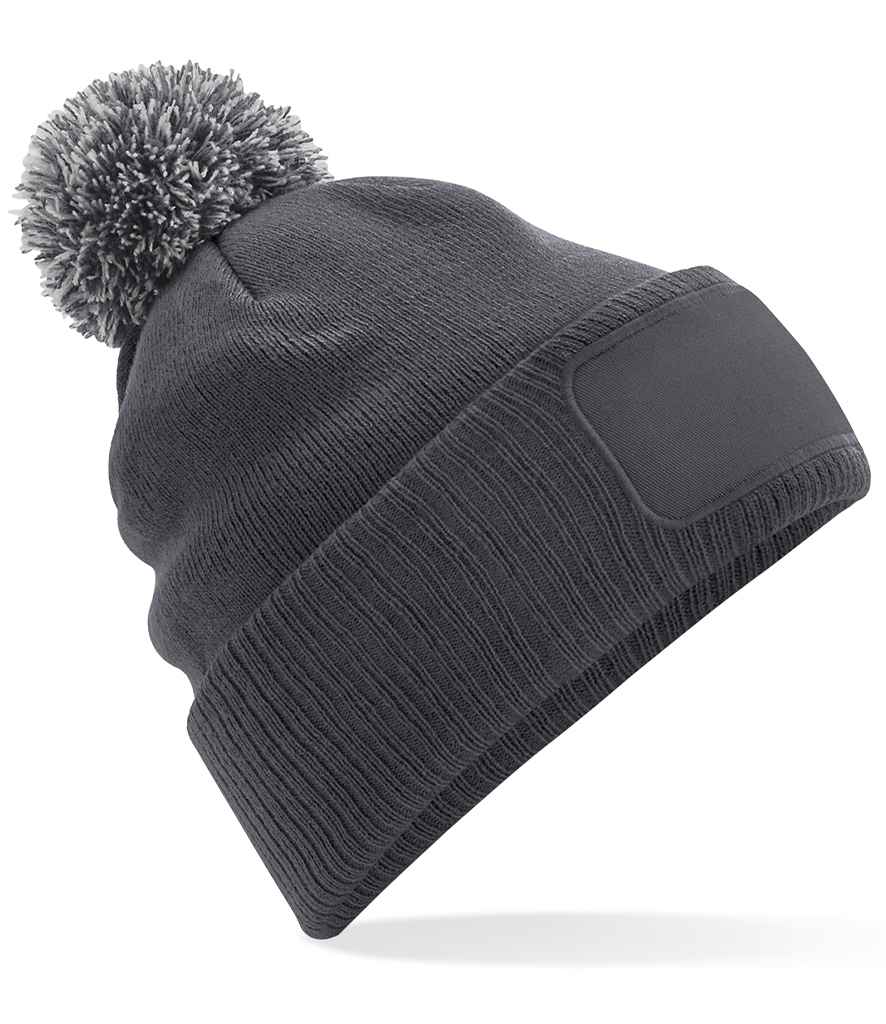 Beechfield Snowstar® Printers Beanie - Graphite Grey/Light Grey (BB443)