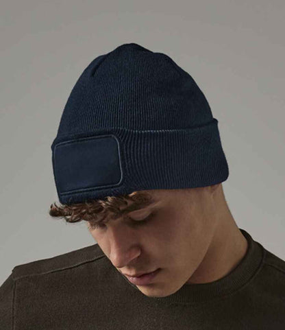 Beechfield Recycled Original Patch Beanie - French Navy (BB445R)