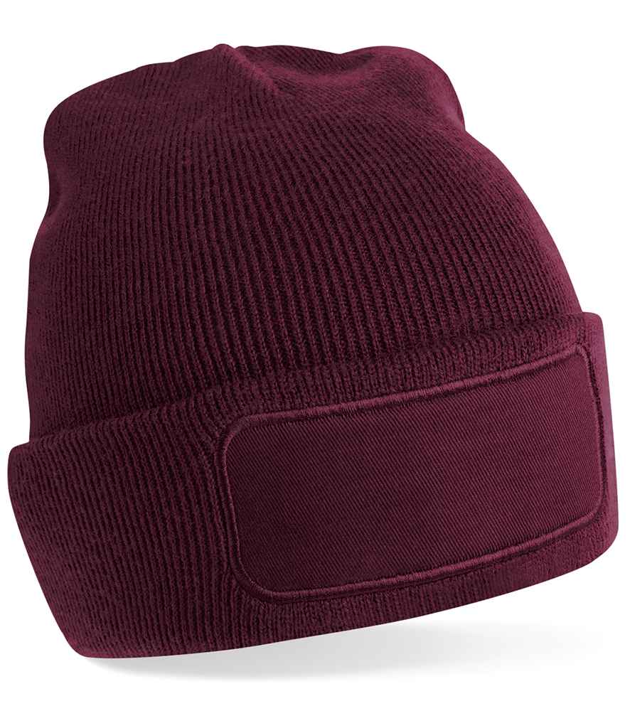 Beechfield Original Patch Beanie - Burgundy (BB445)