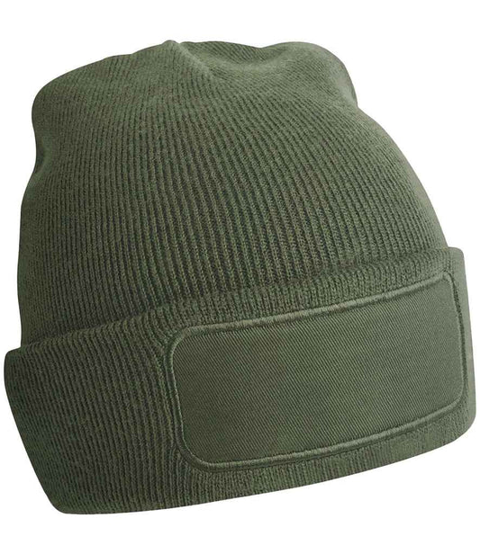 Beechfield Original Patch Beanie - Olive Green (BB445)