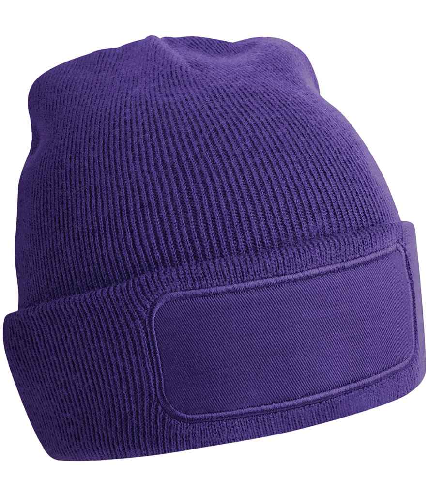 Beechfield Original Patch Beanie - Purple (BB445)