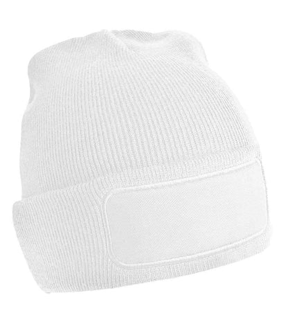 Beechfield Original Patch Beanie - White (BB445)