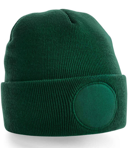Beechfield Circular Patch Beanie - Bottle Green (BB446)
