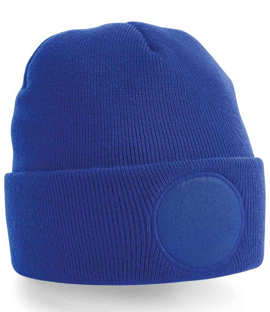 Beechfield Circular Patch Beanie - Bright Royal (BB446)