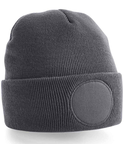 Beechfield Circular Patch Beanie - Graphite Grey (BB446)