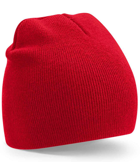 Beechfield Recycled Original Pull-On Beanie - Classic Red (BB44R)