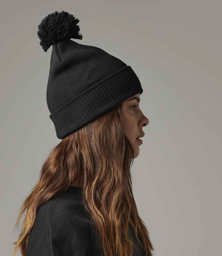 Beechfield Organic Cotton Snowstar® Beanie - Black (BB450N)