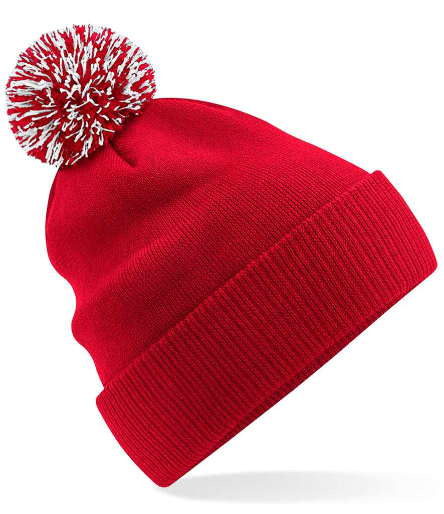 Beechfield Recycled Snowstar® Beanie - Classic Red/White (BB450R)