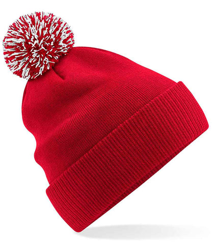 Beechfield Recycled Snowstar® Beanie - Classic Red/White (BB450R)