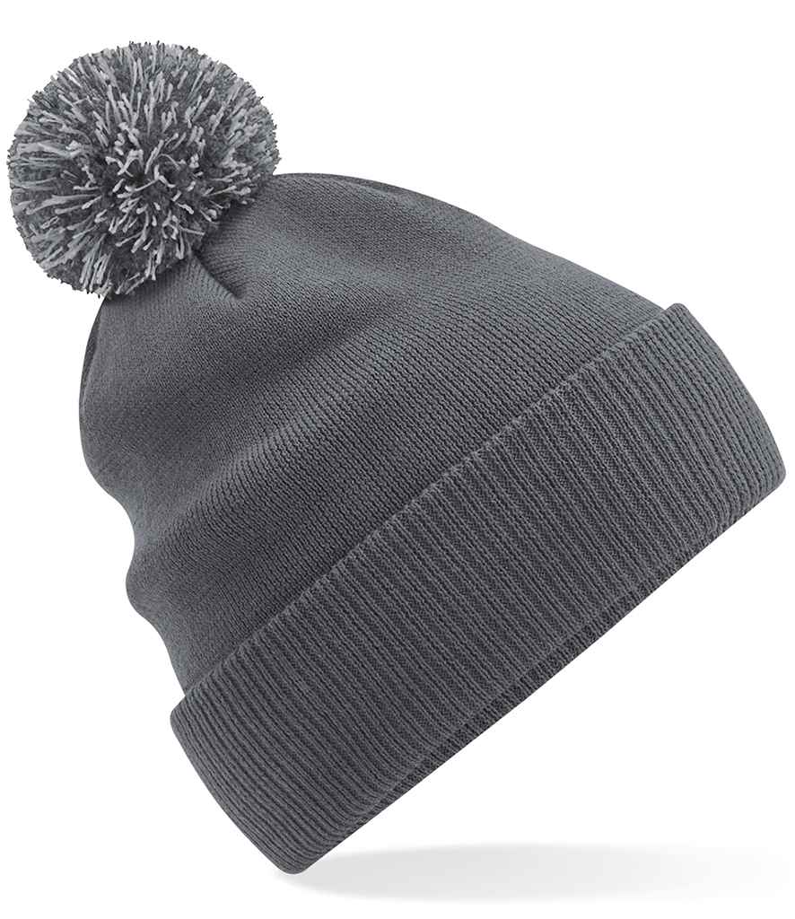 Beechfield Recycled Snowstar® Beanie - Graphite Grey/Light Grey (BB450R)
