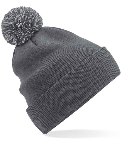 Beechfield Recycled Snowstar® Beanie - Graphite Grey/Light Grey (BB450R)