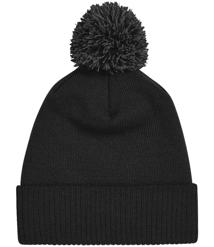 Beechfield Snowstar® Beanie - Black/Graphite Grey (BB450)