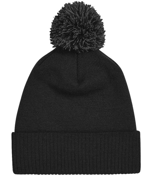 Beechfield Snowstar® Beanie - Black/Graphite Grey (BB450)