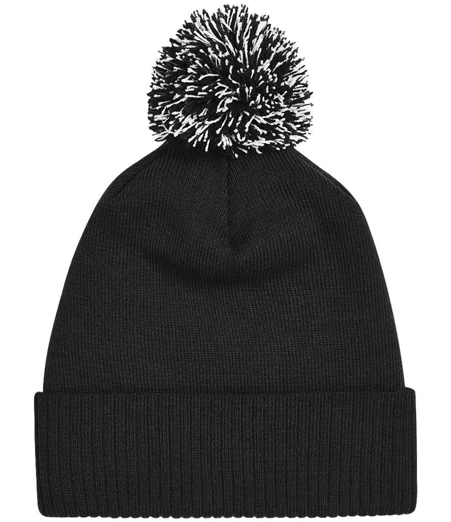Beechfield Snowstar® Beanie - Black/White (BB450)