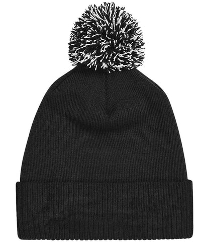 Beechfield Snowstar® Beanie - Black/White (BB450)