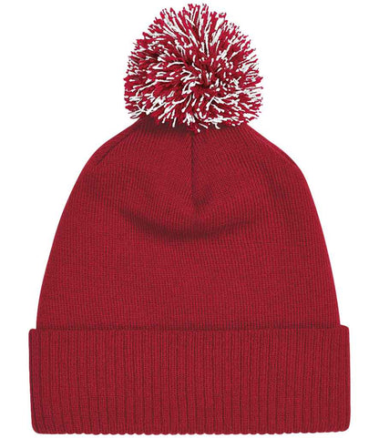 Beechfield Snowstar® Beanie - Classic Red/White (BB450)