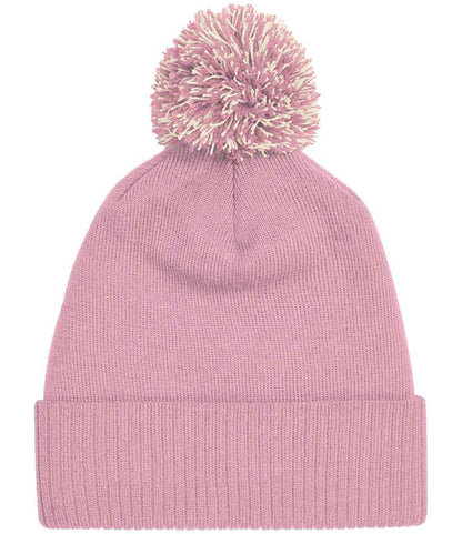 Beechfield Snowstar® Beanie - Dusky Pink/Off White (BB450)
