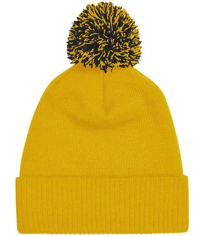 Beechfield Snowstar® Beanie - Gold/Black (BB450)